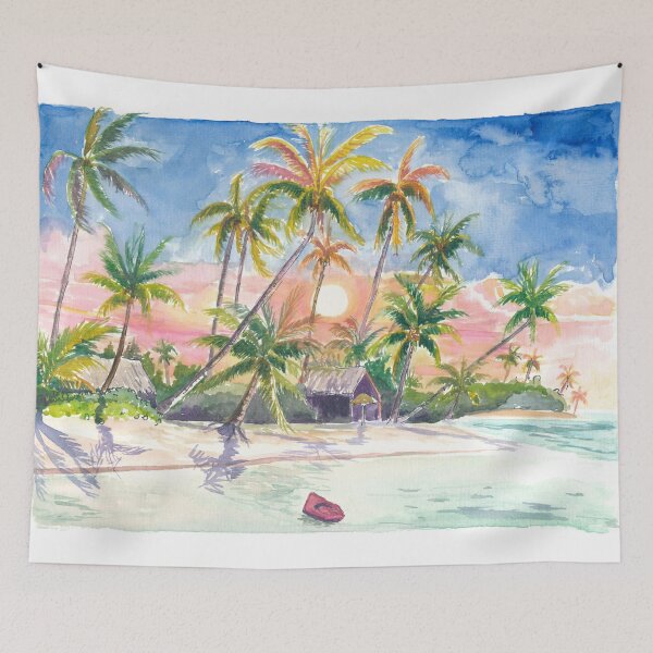 Item preview, Polynesia Beach Tranquility at Moorea Serene Shores designed and sold by artshop77.