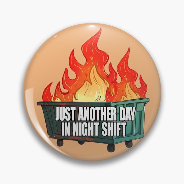 Item preview, Funny Dumpster Fire in Nursing designed and sold by GuigShop.