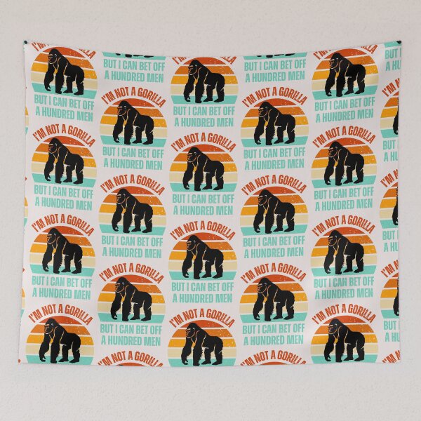 Item preview,  I'm not a Gorilla but I can bet off a hundred men ,gym gifts 2025 designed and sold by erozzz.