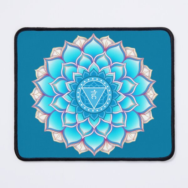 Item preview, Throat Chakra Mandala Design – Vishuddha Symbol for Healing & Expression designed and sold by PranaLume.