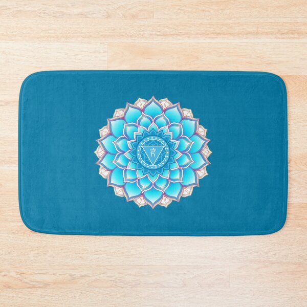 Item preview, Throat Chakra Mandala Design – Vishuddha Symbol for Healing & Expression designed and sold by PranaLume.