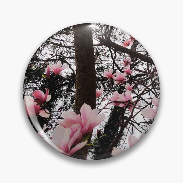 Item preview, Magnolia Trees Blossoming Pointing At a Partly Cloudy Sky designed and sold by Mothe3rd.