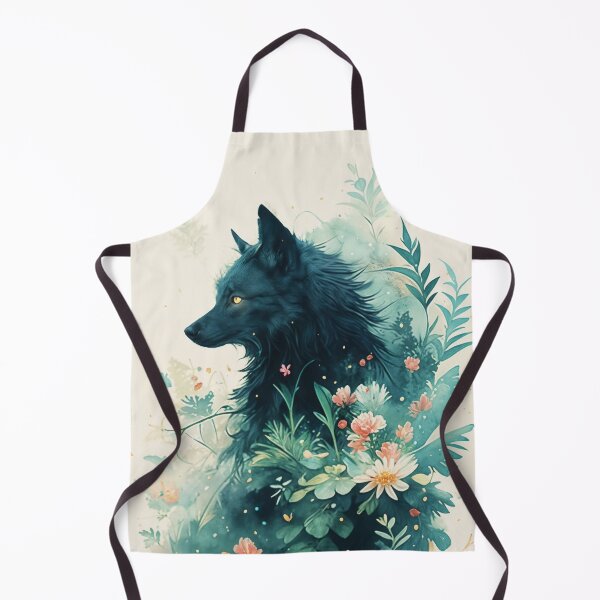 Item preview, Botanic Sentinel Wolf of the Forest Gloom designed and sold by AshiraCreations.
