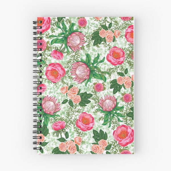 Item preview, Protea Floral Pattern designed and sold by Scribblebard.