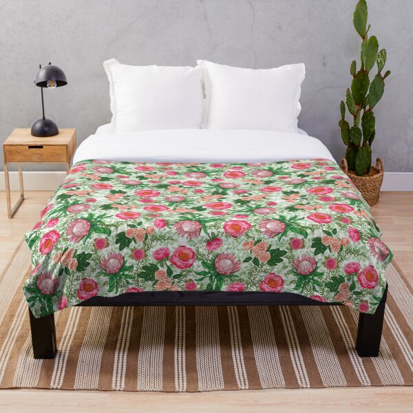 Item preview, Protea Floral Pattern designed and sold by Scribblebard.