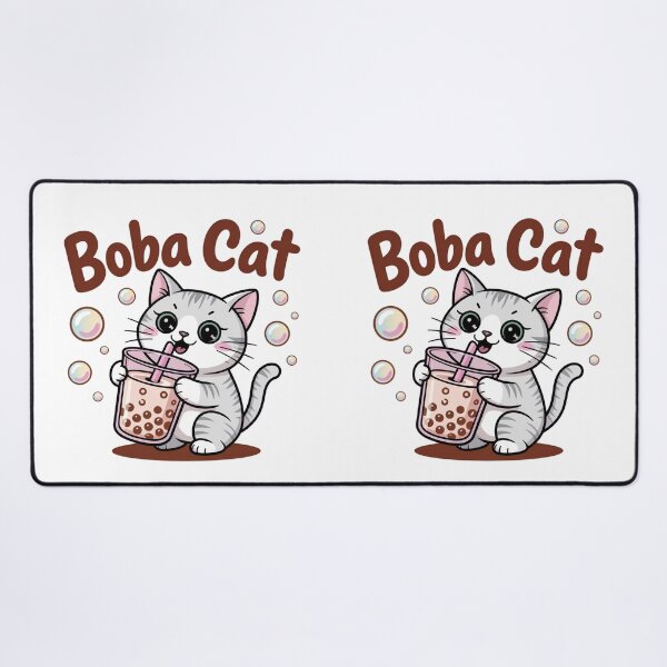 Item preview, boba cat designed and sold by jkrphoto.