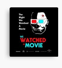 We Watched A Movie by Caleb Cascio Canvas Print