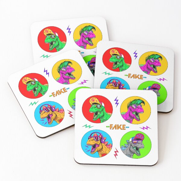 Item preview, comics style crazy cool t rex dinosaurs - fake avatar designed and sold by hayrpictures.