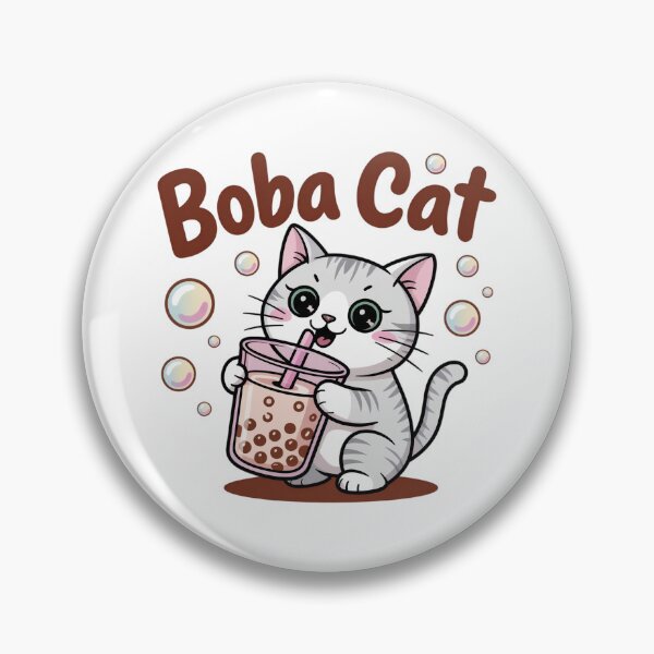 Item preview, boba cat designed and sold by jkrphoto.