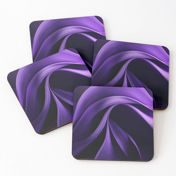 Item preview, Purple fabric flows designed and sold by anytka.