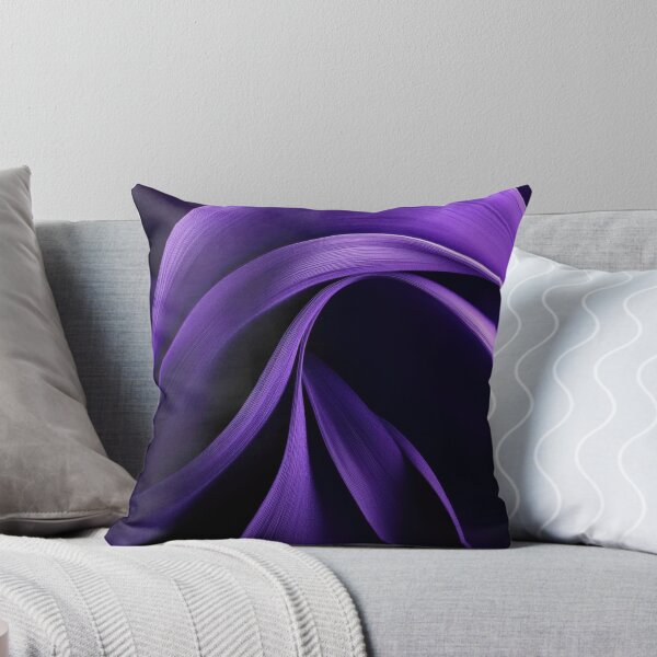 Item preview, Purple fabric flows designed and sold by anytka.