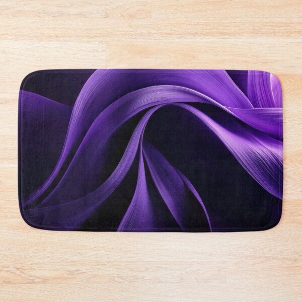 Item preview, Purple fabric flows designed and sold by anytka.