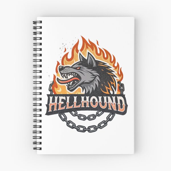 Item preview, Hellhound Flame Chain Wolf Emblem designed and sold by Alahchin Art.