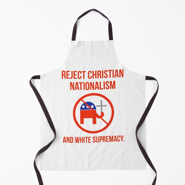 Item preview, Reject Christian nationalism and white supremacy.  designed and sold by Rachel the Artist .