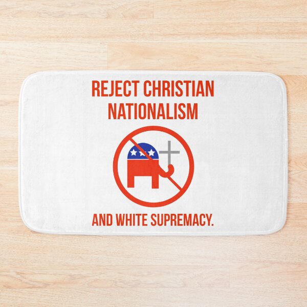 Item preview, Reject Christian nationalism and white supremacy.  designed and sold by Rachel the Artist .