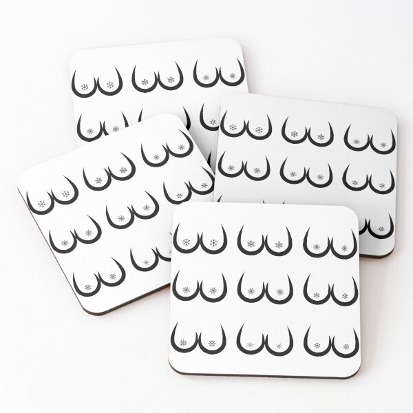 Item preview, SNOW BOOBS | NIPPLE FROST designed and sold by Festive Feminist.