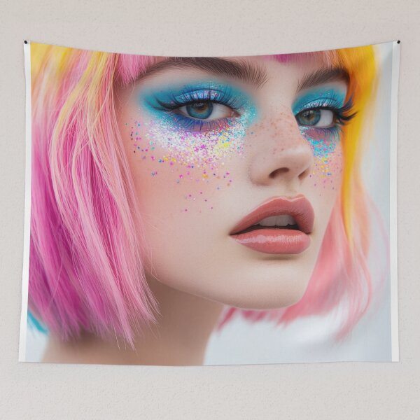 Item preview, Vibrant hair and makeup designed and sold by anytka.