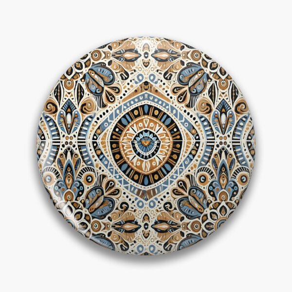 Item preview, Boho Mandala Floral Pattern – Vintage Ethnic Inspired Seamless Ornament Art  designed and sold by DrawHandArt.