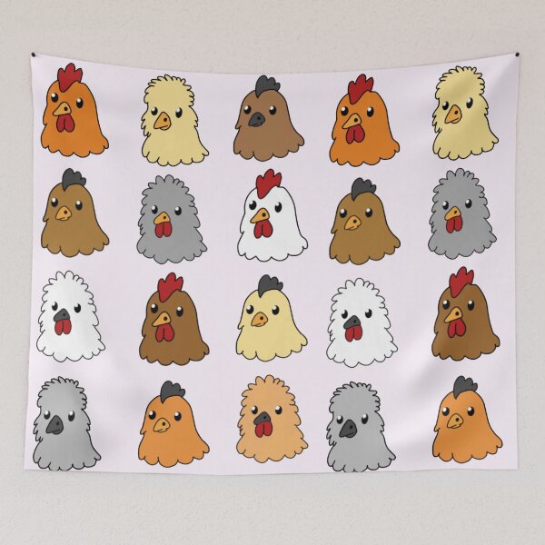 Item preview, Cluck Squad: The Fluffy Flock designed and sold by Paws-e-whiskers.
