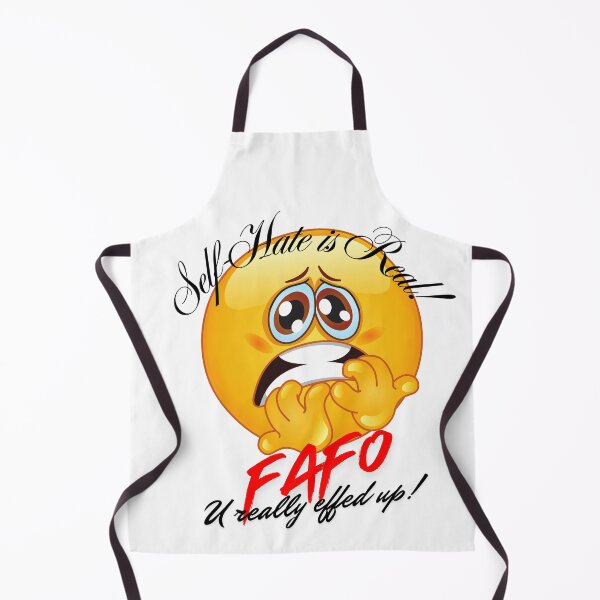 Item preview, Fate is Now – FAFO Scared Emoji | Instant Karma Art designed and sold by FindOutCreation.