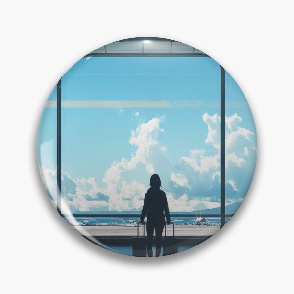 Item preview, Waiting for departure at the airport designed and sold by anytka.