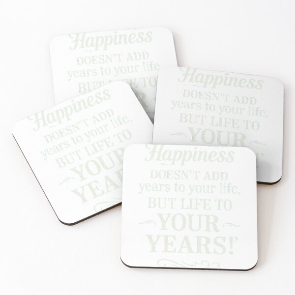 Item preview, Happiness Adds Life – Inspirational Quote Design designed and sold by Majd-makansi.