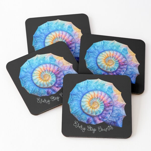 Item preview, The Nautilus Spiral Journey is a Reminder - Every Step Counts designed and sold by Rocky Mountain Artistry.