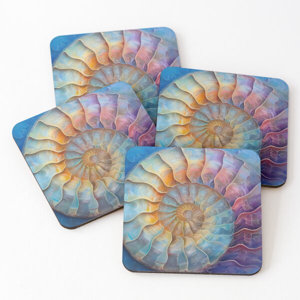 Item preview, The Marine Spiral - A Tribute to the Nautilus Ammonite designed and sold by Rocky Mountain Artistry.