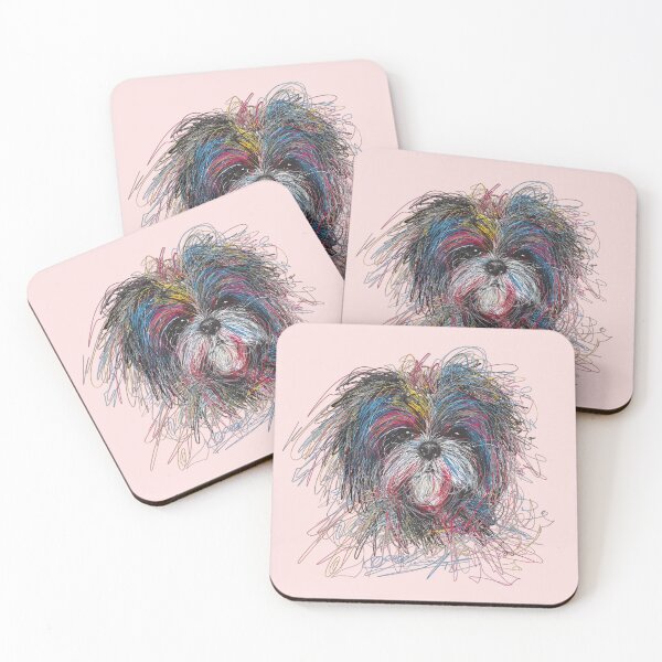 Item preview, Barking Brushstrokes  A Modern Take on Canine Ar designed and sold by Rocky Mountain Artistry.