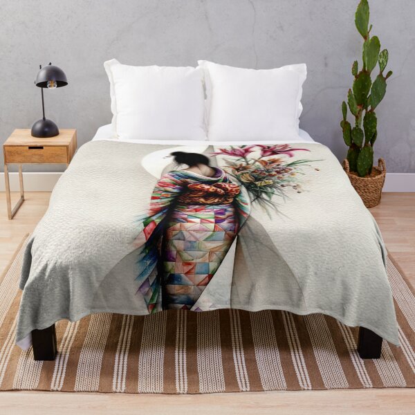 Item preview, Geometric Bloom: A Kimono's Whisper designed and sold by bloorose.