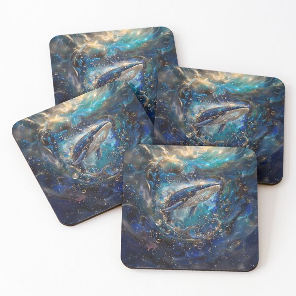 Item preview, Celestial Whale - A Cosmic Journey Through the Stars designed and sold by Rocky Mountain Artistry.