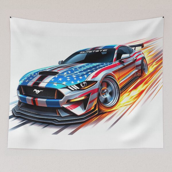 Item preview, Flaming Stallion Freedom Racer - Ford Mustang designed and sold by nikkolaus.
