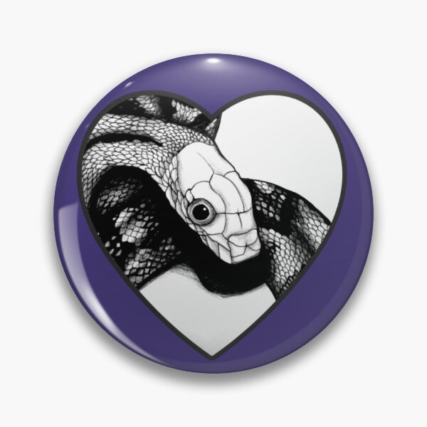 Item preview, Cute Snake in Heart designed and sold by Moon Raven Studios-art by Mandiva333.