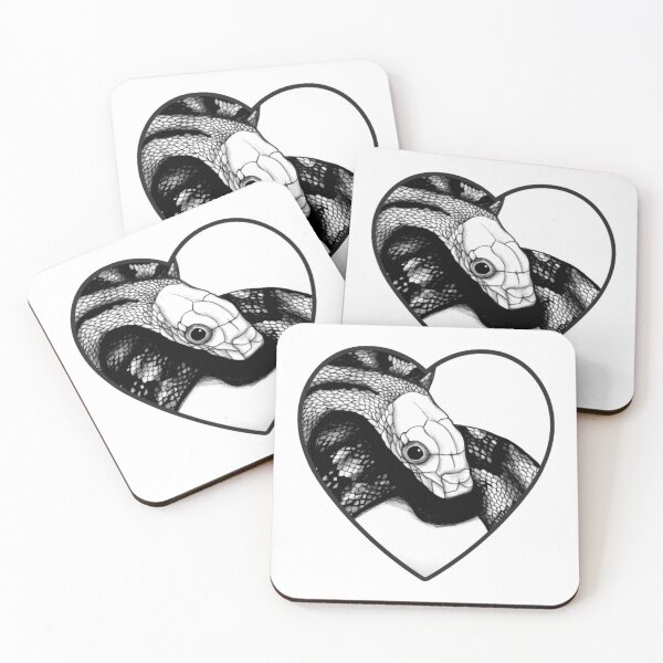 Item preview, Cute Snake in Heart designed and sold by Moon Raven Studios-art by Mandiva333.