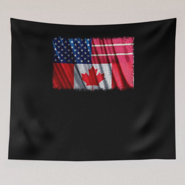 Item preview, Thanks Canada American Canadian Flag Shirt USA Friendship designed and sold by cgocgy.