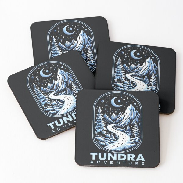 Item preview, Tundra Adventure - Minimal Landscape Illustration designed and sold by nOstalgiK2.