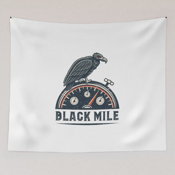 Item preview, Black Mile Raven Speed Emblem designed and sold by Alahchin Art.