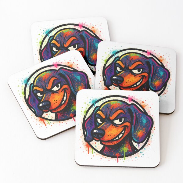 Item preview, Mischievous Dachshund Gift for Dog Lovers designed and sold by Bad Unicorn.