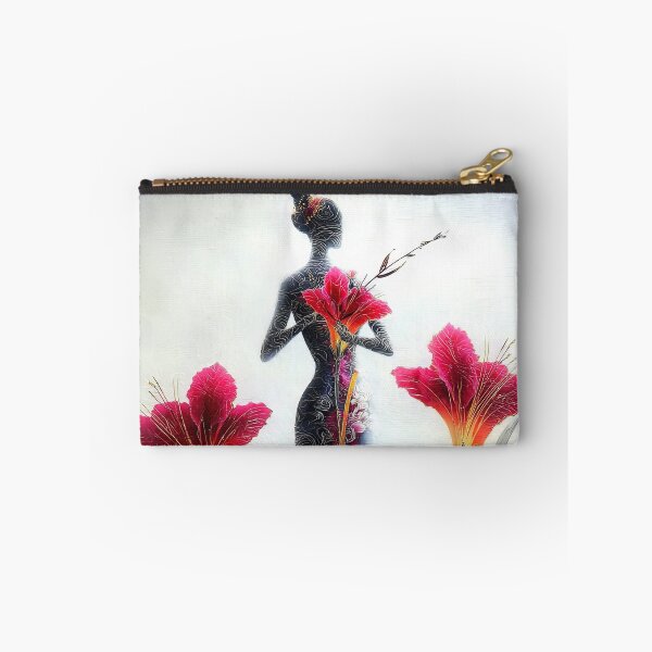 Item preview, Floral Silhouette: A Crimson Bloom designed and sold by bloorose.