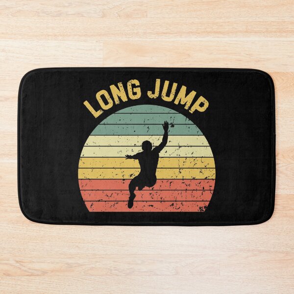 Item preview, Long Jump Retro Sunset Long Jumper Silhouette designed and sold by StrideSuccess.