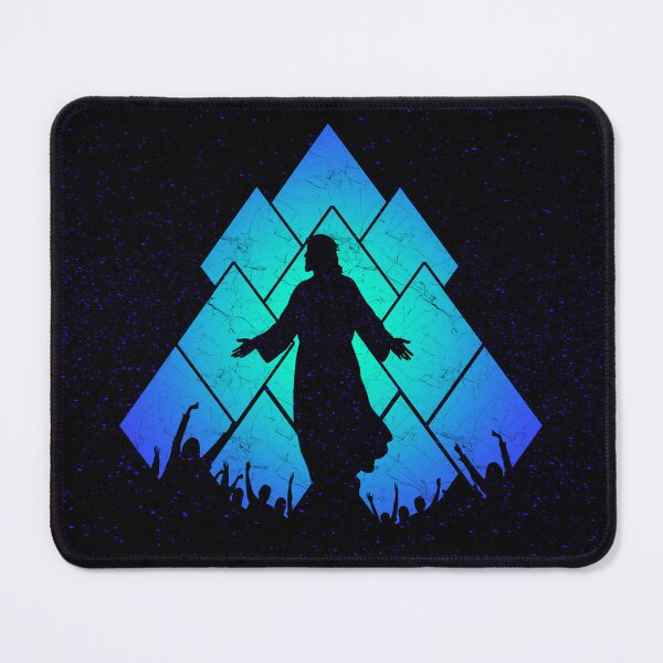 Item preview, Jesus Rises – Minimalist Ascension Scene | Ascension of Jesus into Heaven – Christian Silhouette Art | Green and Blue theme designed and sold by ZechJohnRB.