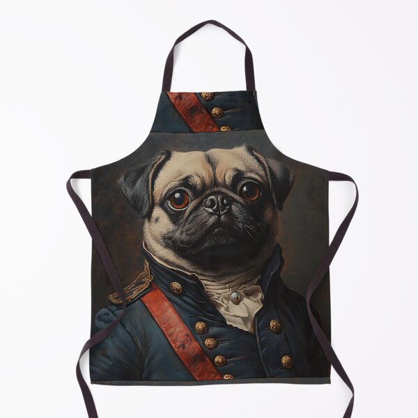 Item preview, Civil War Pug - Cute Military Commander Pug - Stylish Animal Art designed and sold by Chrisjeffries24.
