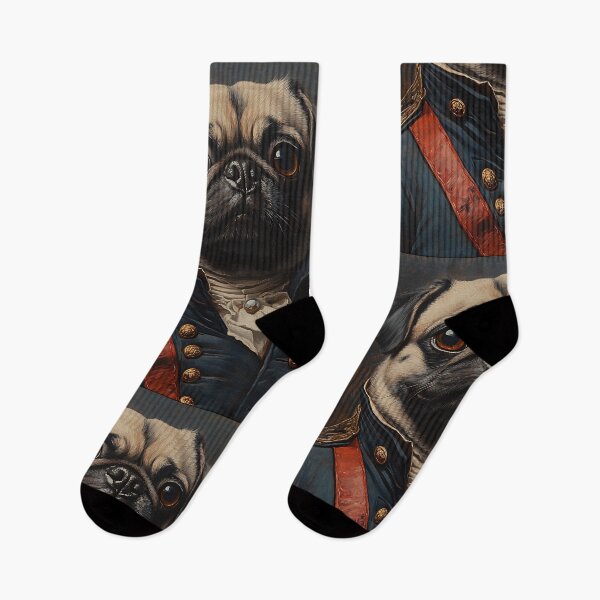 Item preview, Civil War Pug - Cute Military Commander Pug - Stylish Animal Art designed and sold by Chrisjeffries24.