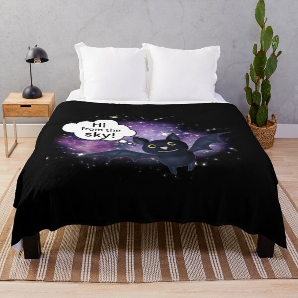 Item preview, Friendly Bat Greeting Hi from the Sky! designed and sold by SunandShade.