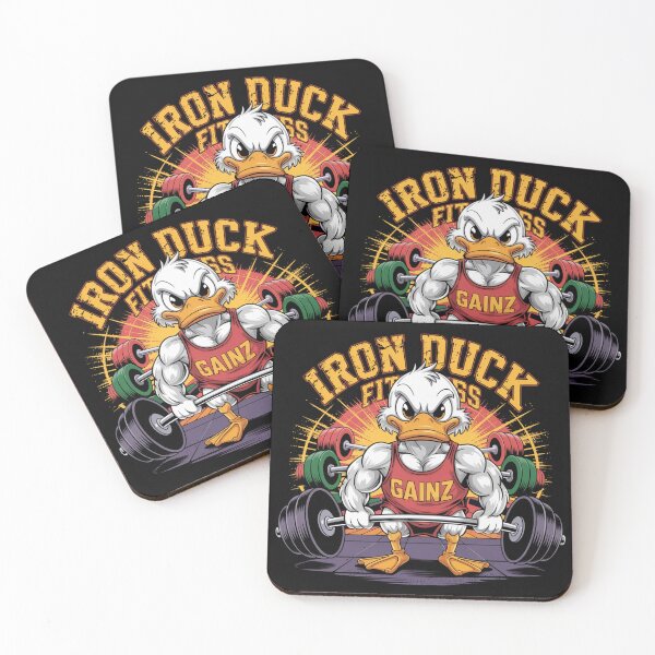 Item preview, Iron Duck | T-Shirt designed and sold by NicolasGlowArt.
