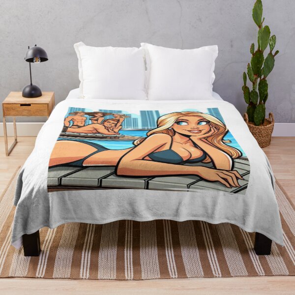 Item preview, Woman next to a pool designed and sold by PandoraCastle.