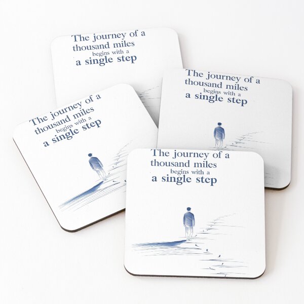 Item preview, Inspirational Motivational Sign: The First Step Towards Success Begins Your Journey The First Step designed and sold by Frame of Mind .