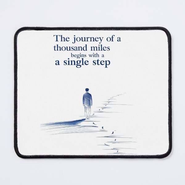 Item preview, Inspirational Motivational Sign: The First Step Towards Success Begins Your Journey The First Step designed and sold by Frame of Mind .