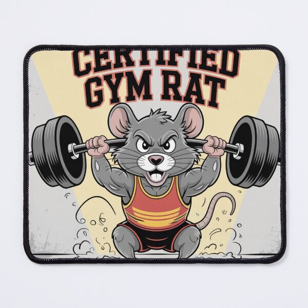 Item preview, Certified Gym Rat designed and sold by NicolasGlowArt.