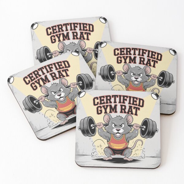 Item preview, Certified Gym Rat designed and sold by NicolasGlowArt.